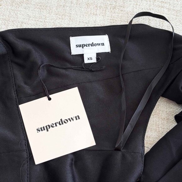 superdown Black Harlow Mini Dress size XS - Picture 8 of 11
